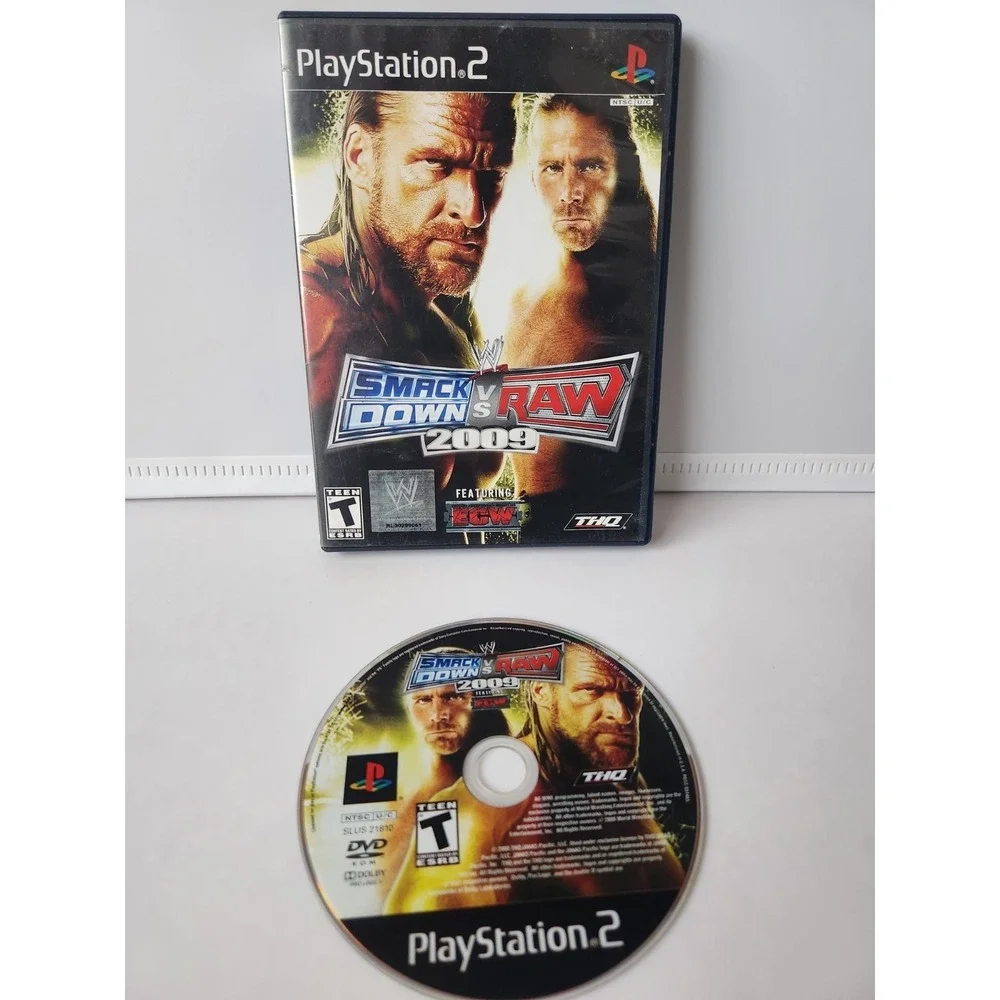 WWE Smackdown vs Raw 2009 PS2 PlayStation 2 Game